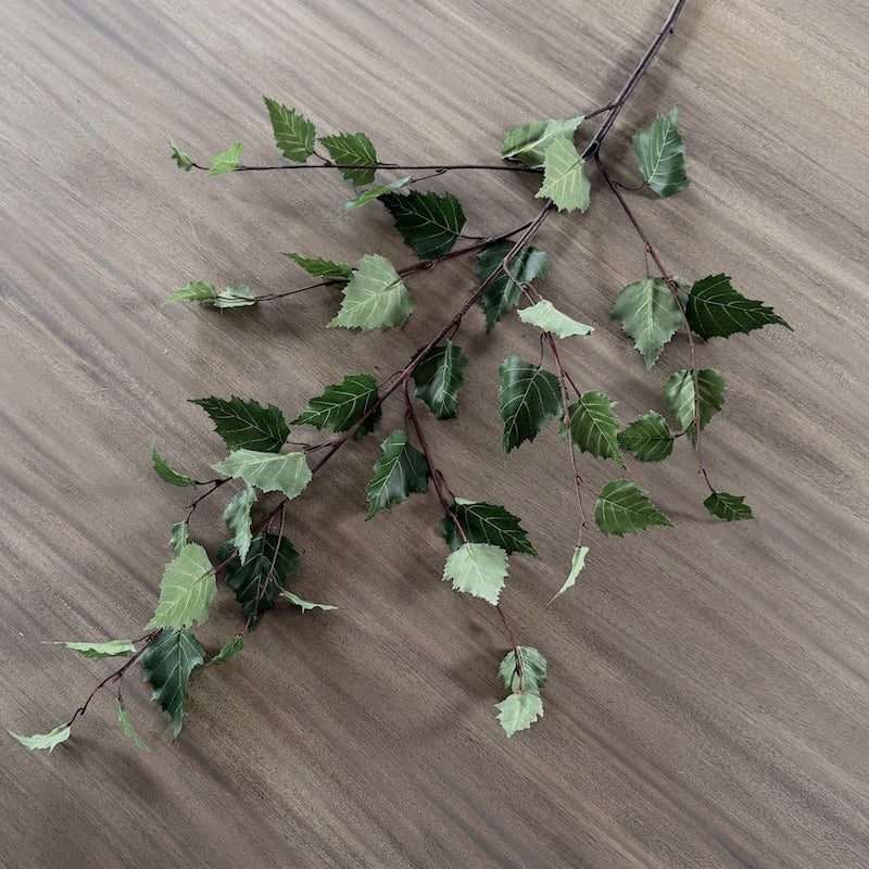 Faux Birch Branch Stem – Realistic Artificial Greenery - Image 3