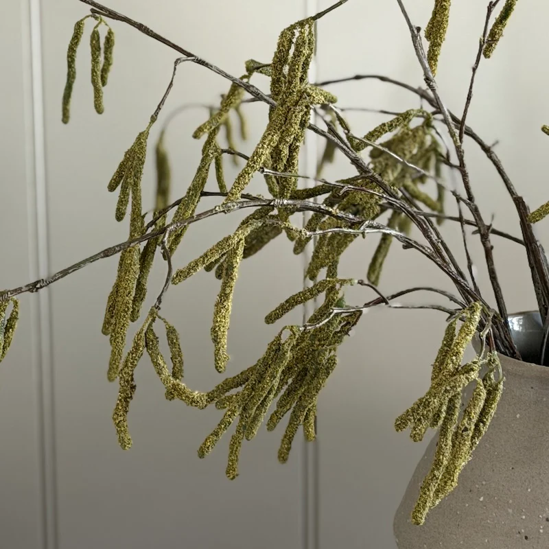 Faux Catkins Spray - Realistic Artificial Greenery - Image 4
