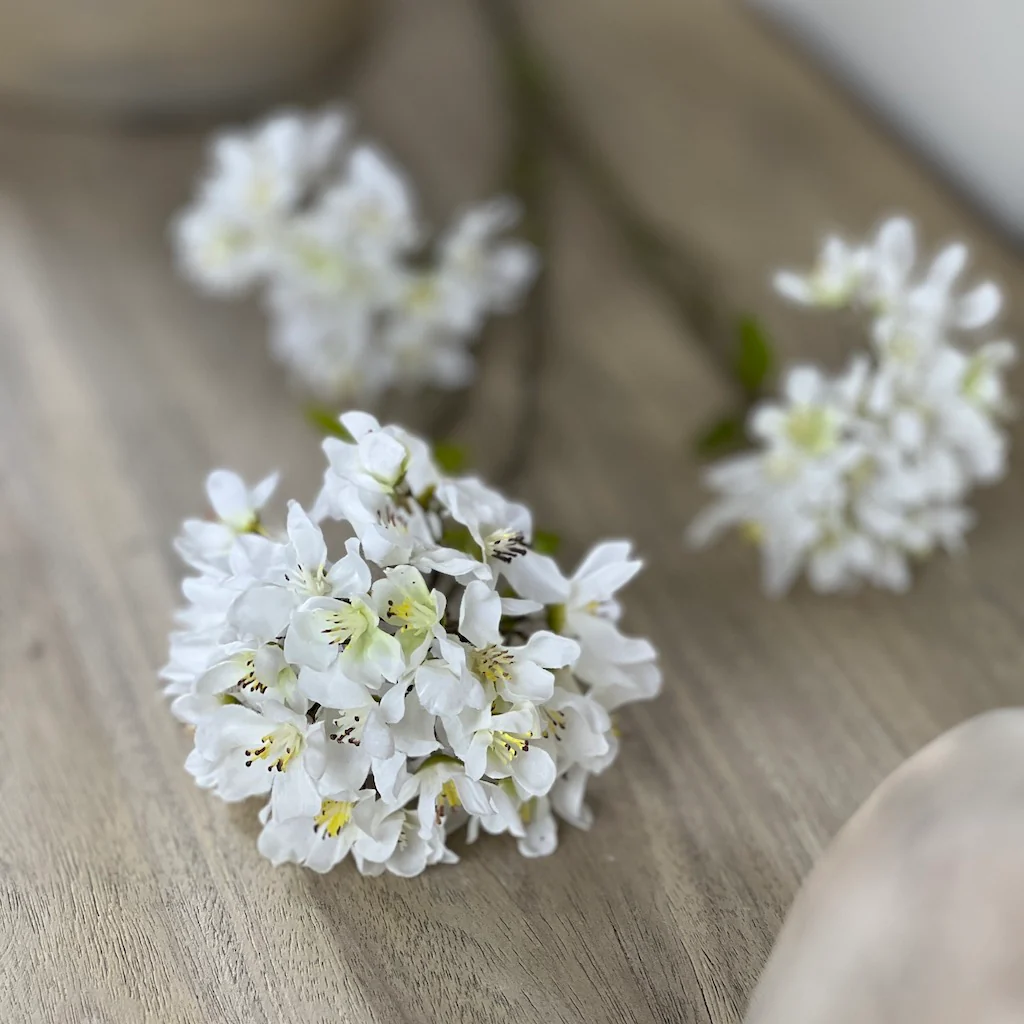 Faux Cherry Blossom Spray - Image 3