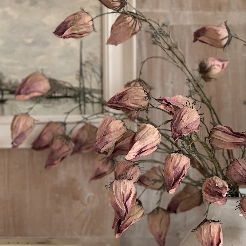 Faux Chinese Lantern Spray | Dusky Pink - Image 5