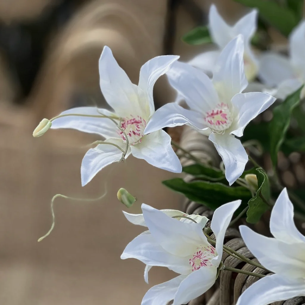 Faux Clematis Spray - Image 6