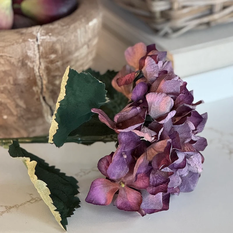 Faux Dried Damson Hydrangea - Image 4
