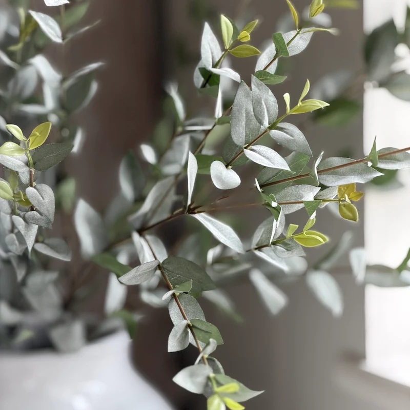 Faux Eucalyptus Spray - Realistic Artificial Greenery - Image 5