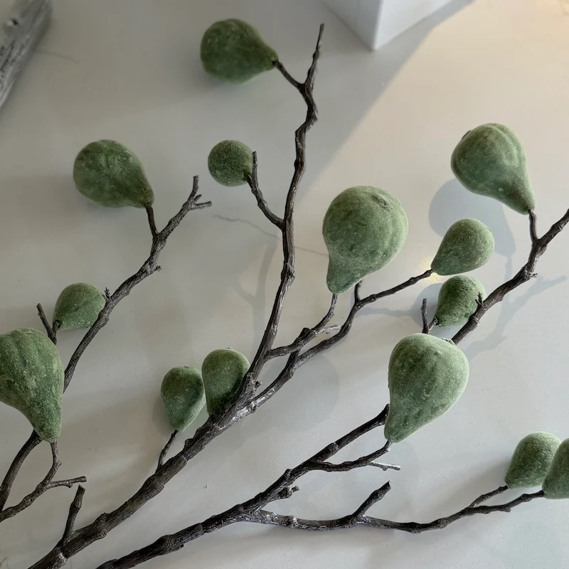 Faux Flocked Fig Stem - Image 2