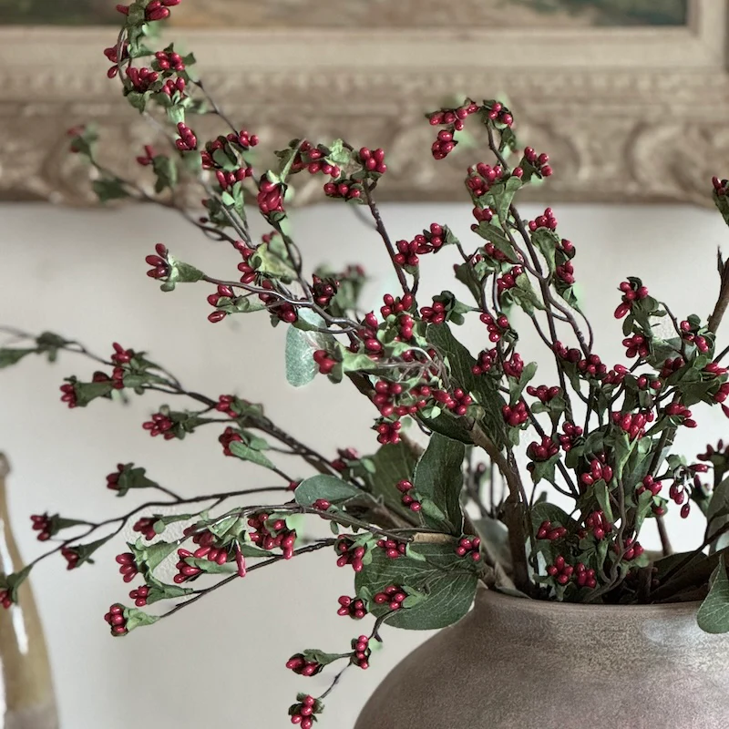 Faux Gypsum Berry Spray