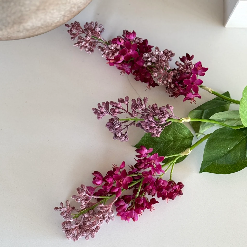 Faux Lilac Spray - Image 2