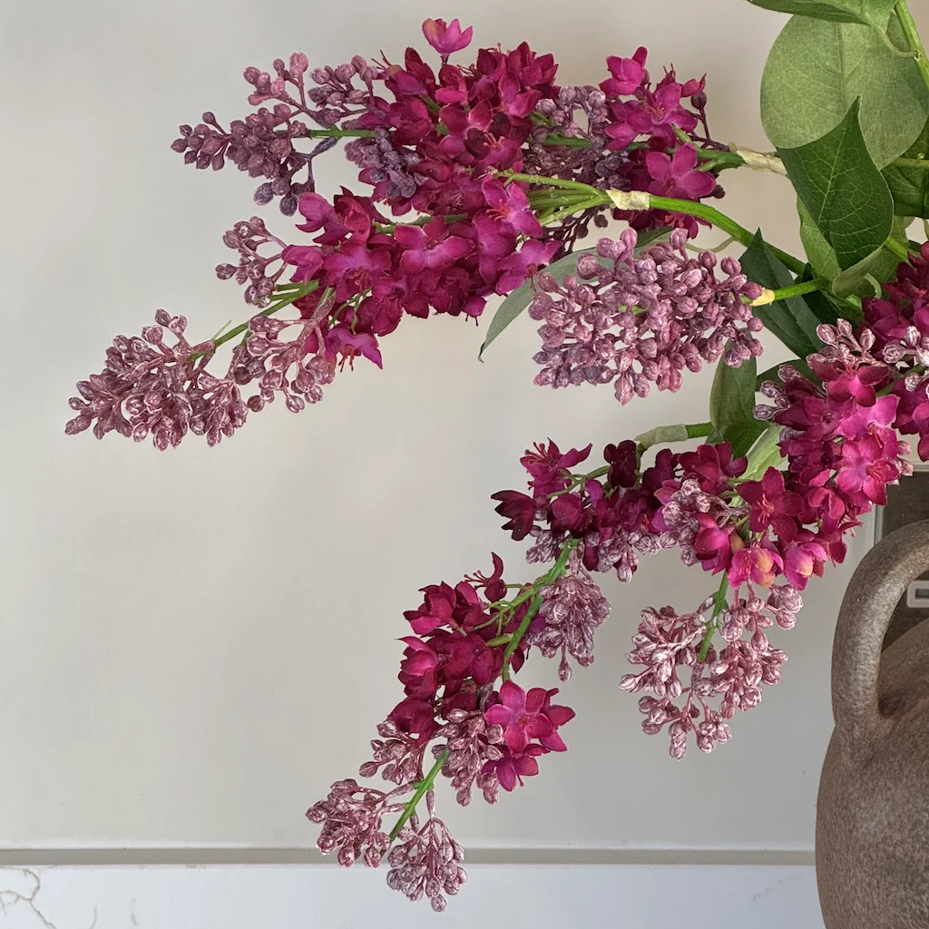 Faux Lilac Spray - Image 4