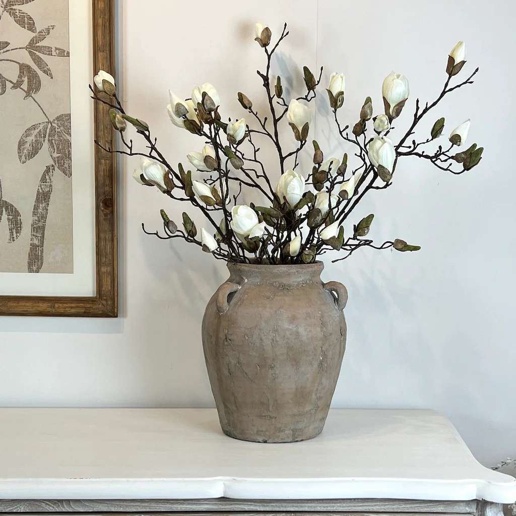Faux Magnolia Bud Spray - Image 3