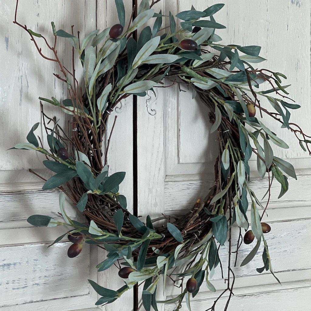 Faux Olive Wreath - Image 2