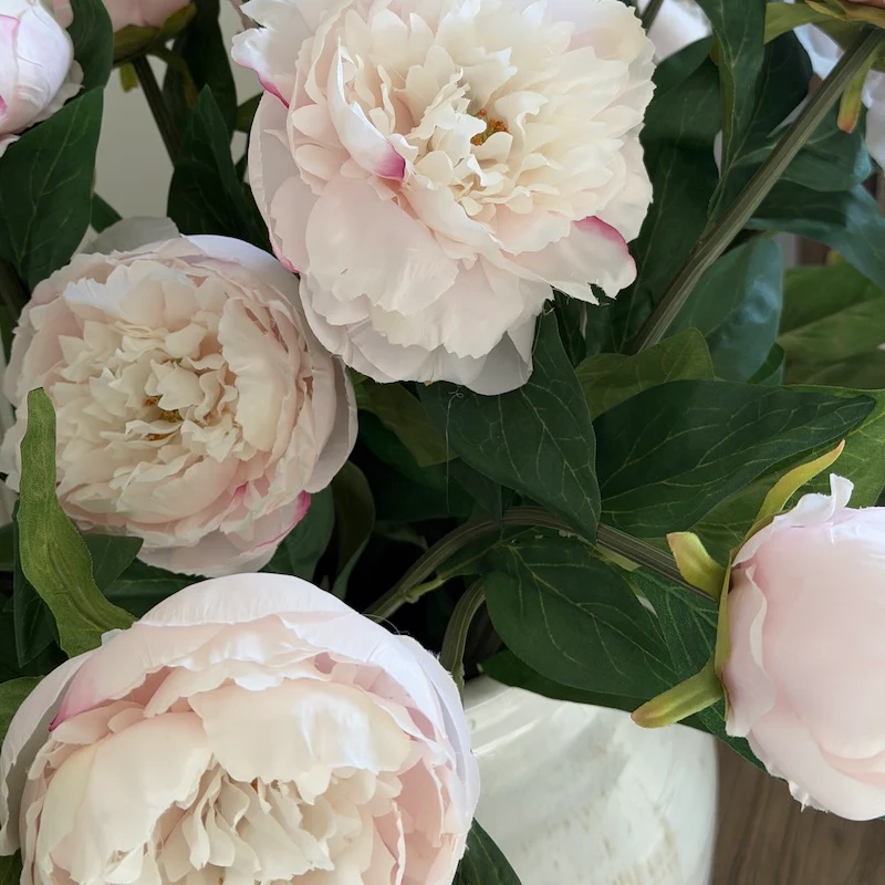 Faux Peony Spray - Image 3