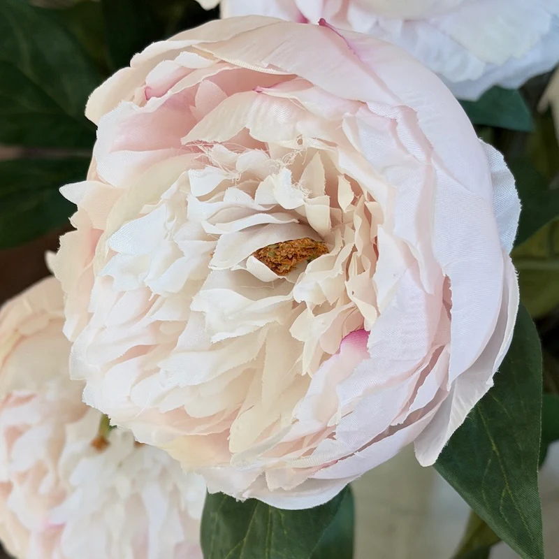 Faux Peony Spray - Image 4