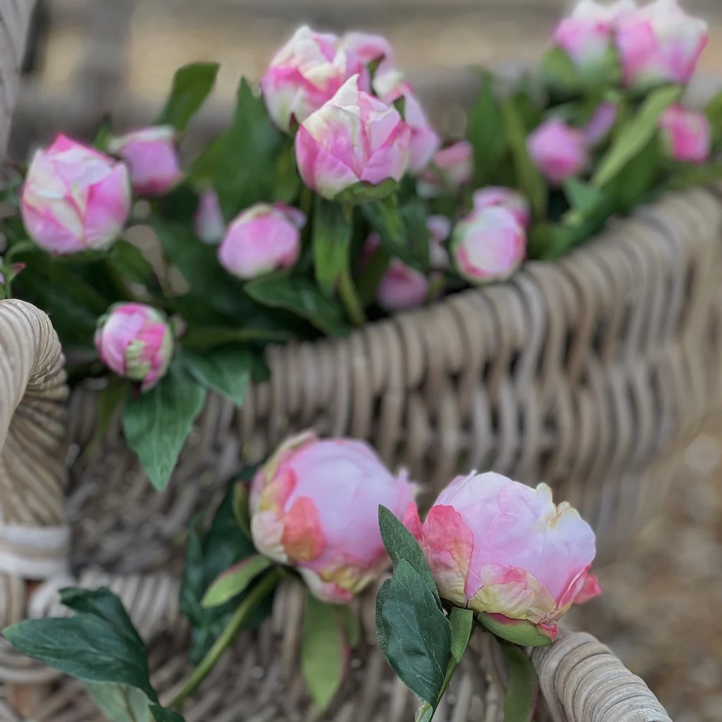 Faux Pink Peony - Image 10