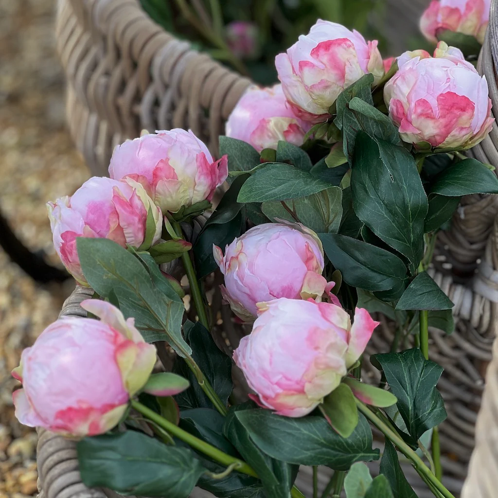 Faux Pink Peony - Image 11