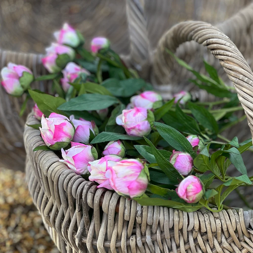 Faux Pink Peony - Image 13