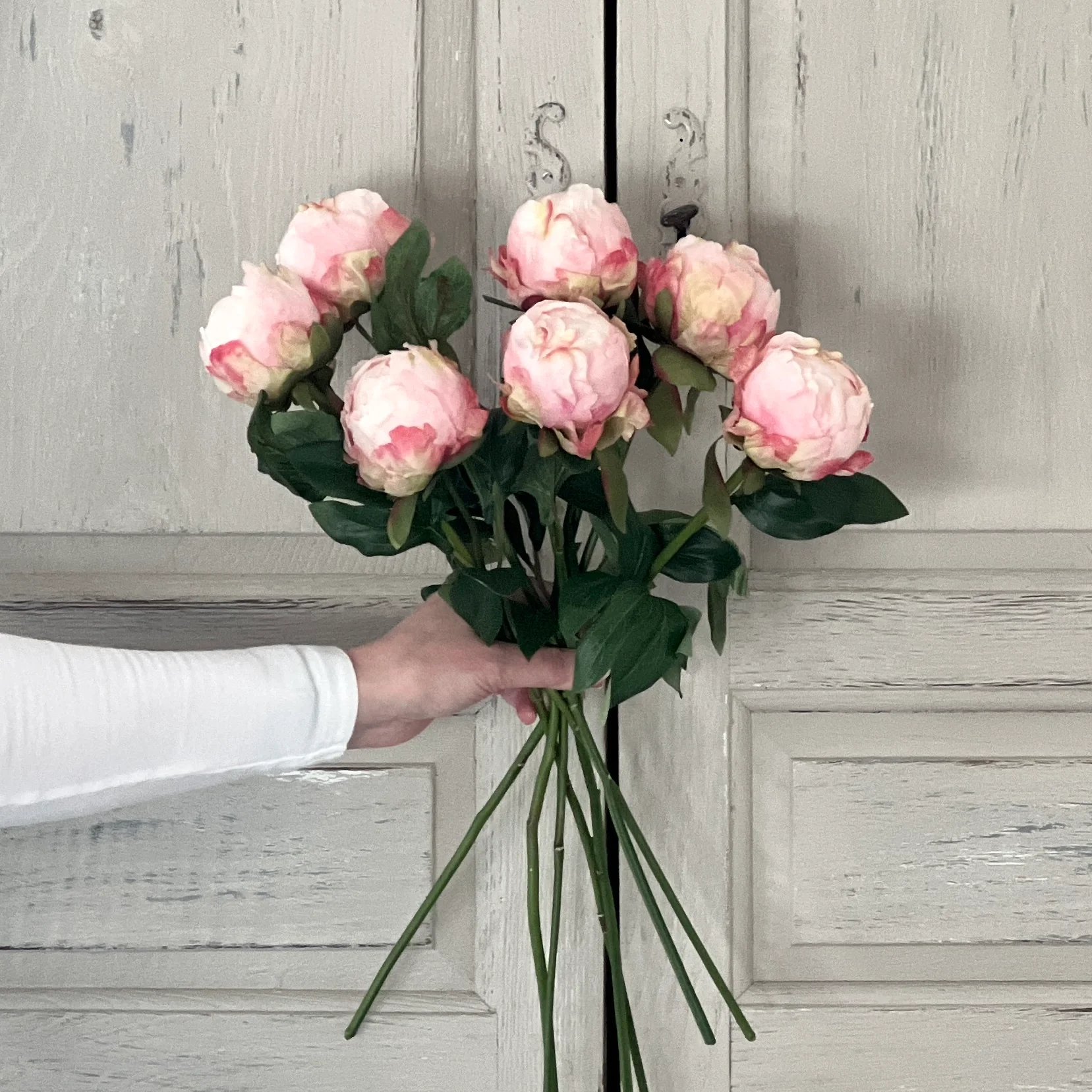 Faux Pink Peony - Image 3