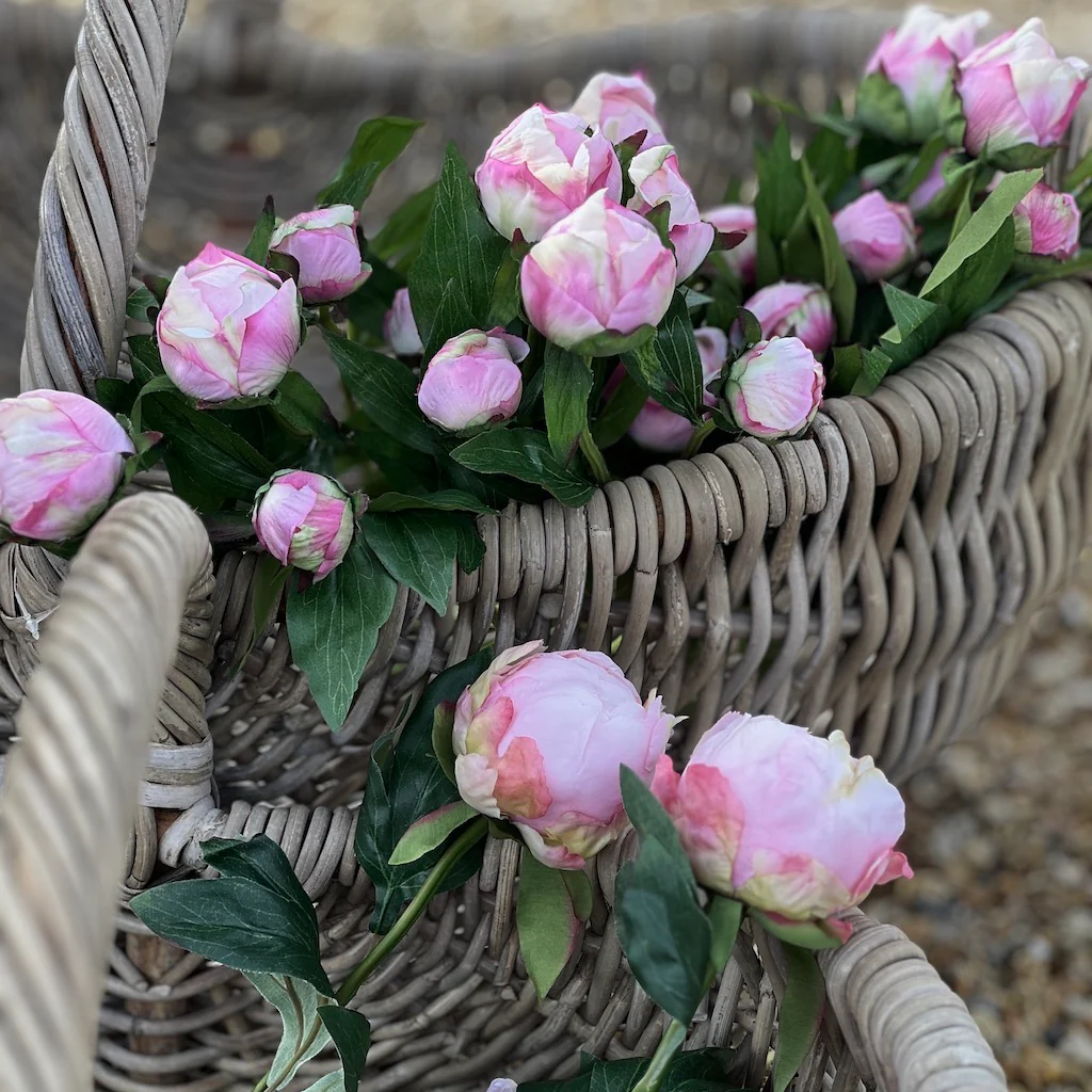 Faux Pink Peony - Image 9