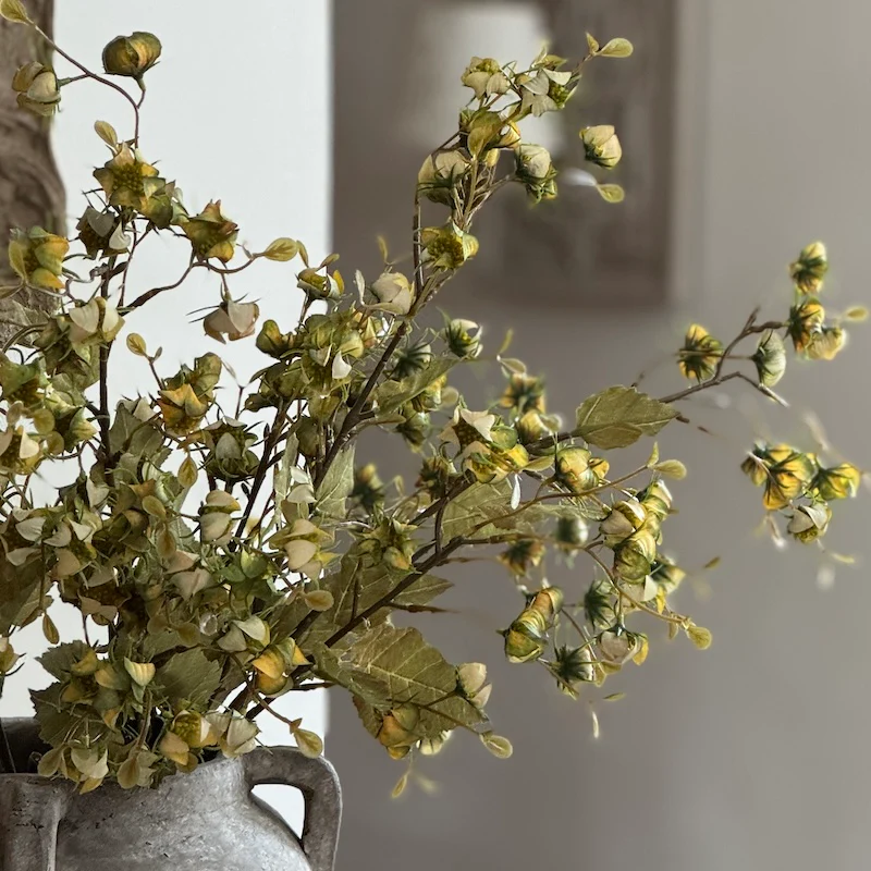 Faux Rich Autumn Geum Spray - Image 5