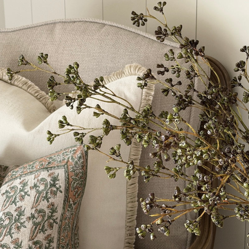 Faux Rustic Eucalyptus Seed Stem - Image 3