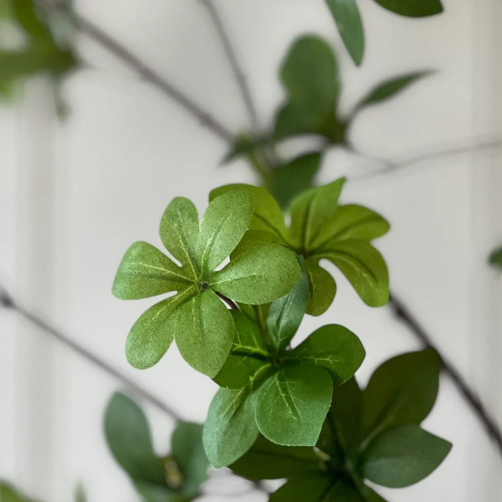 Faux Schefflera Spray - Image 3