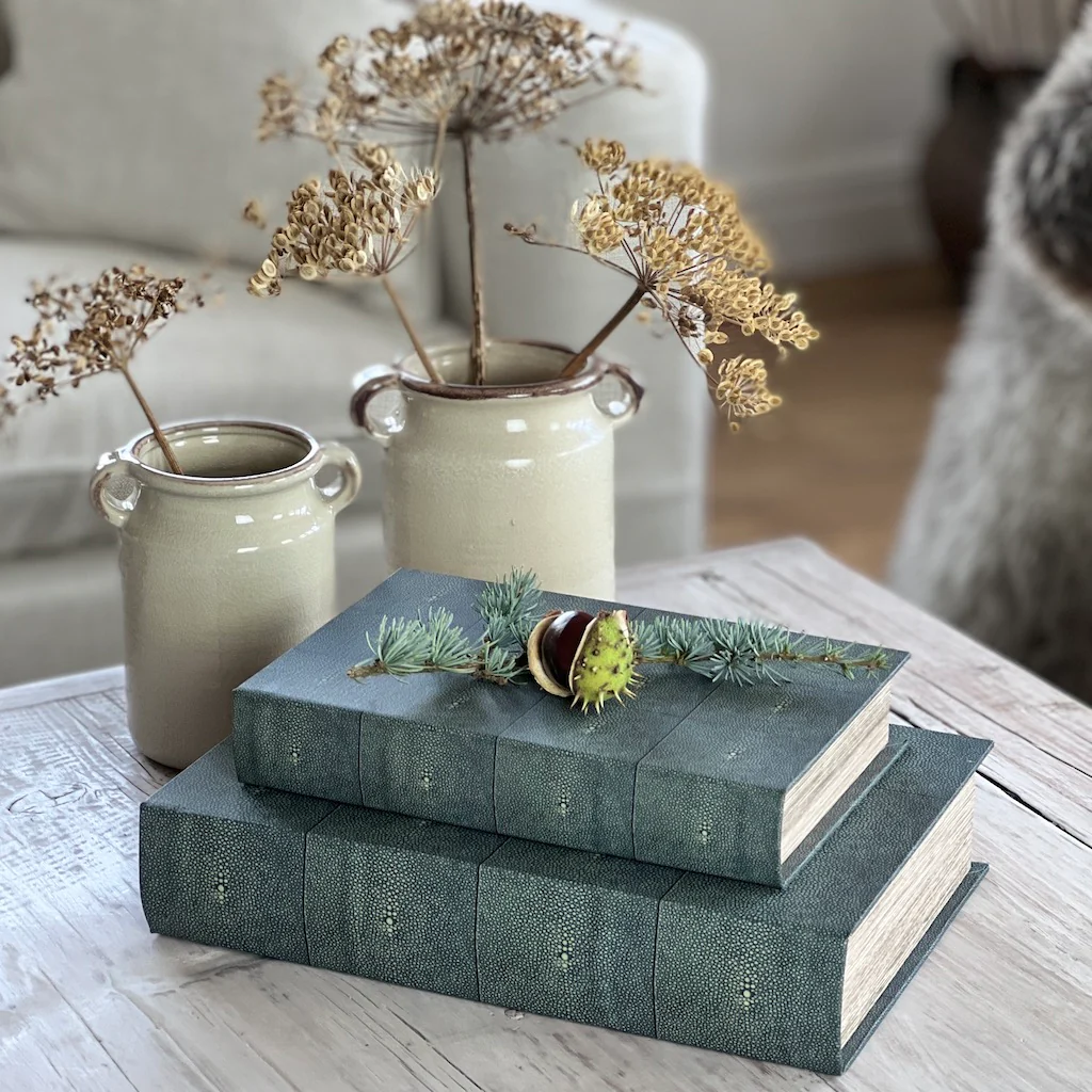 Faux Shagreen Book Boxes Set 2 - Image 5