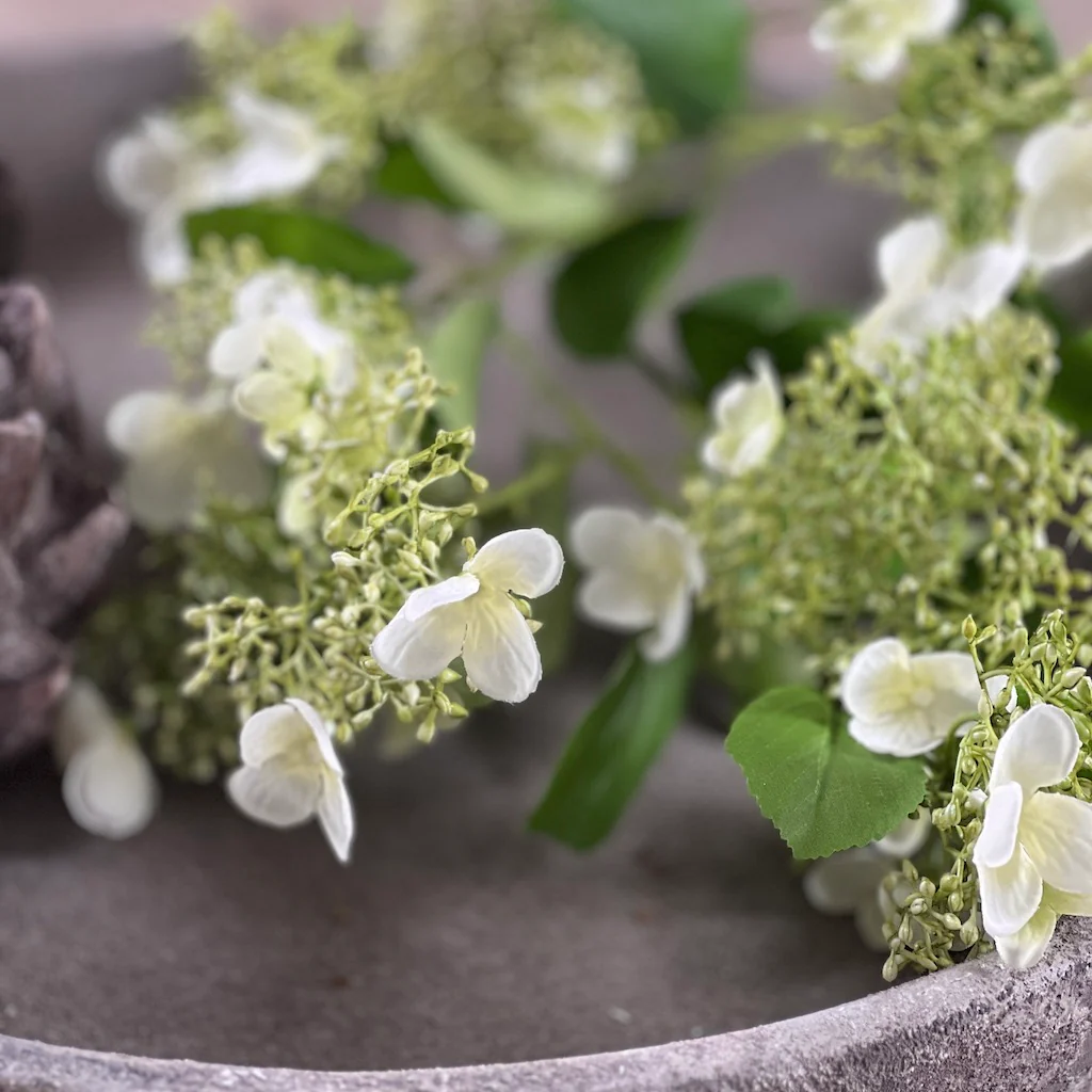 Faux Spring Vibernum Spray - Image 2