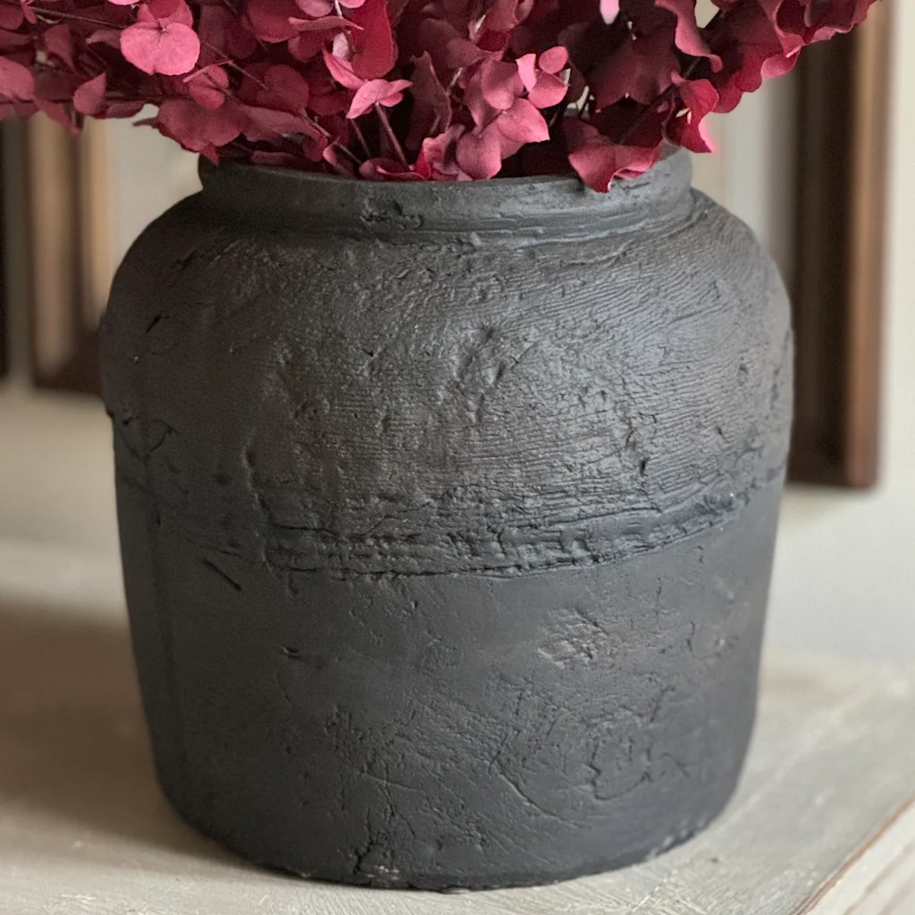 Bonham Charcoal Pot Vase - Image 2