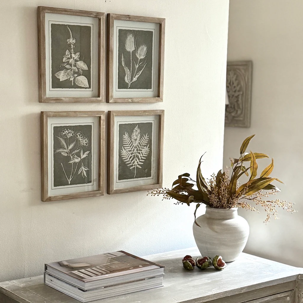 Framed Botanical Prints Set 4 - Image 3