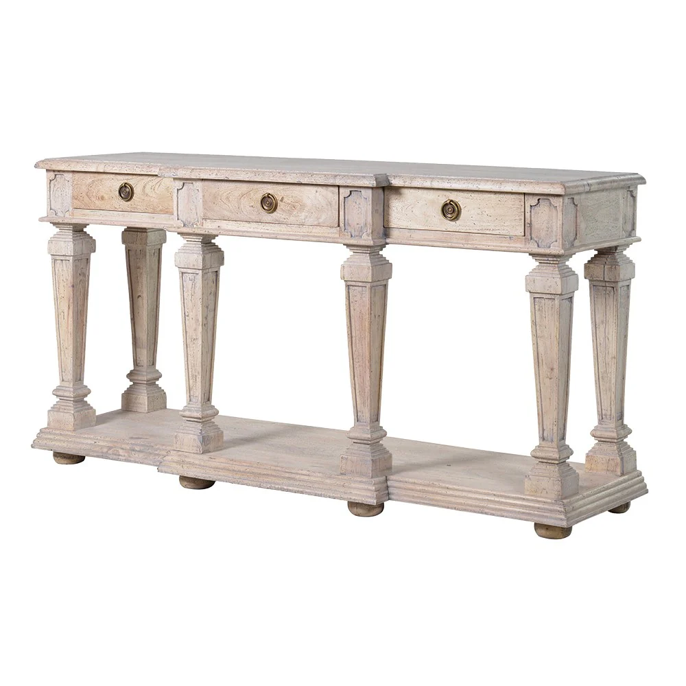 Majestic 3 Drawer Hall Console Table