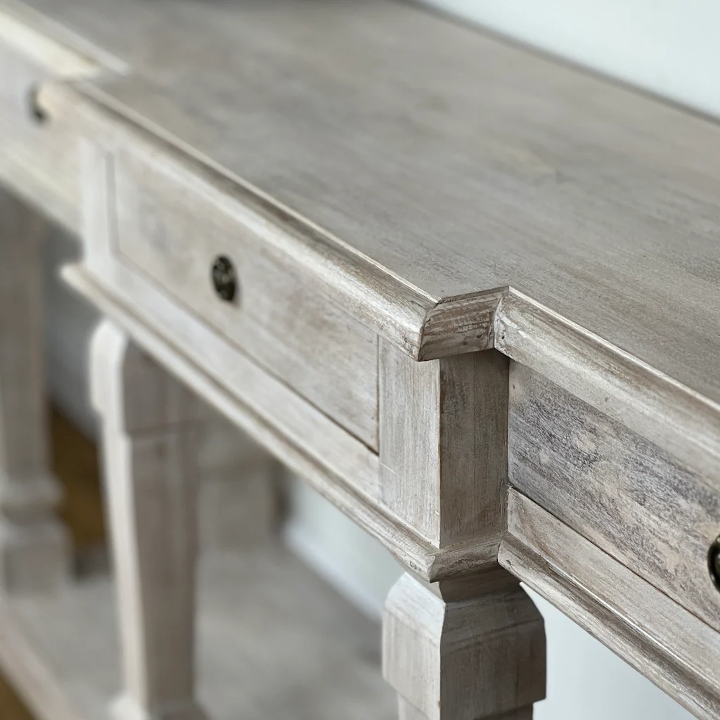Francais Grande 3 Drawer Hall Console Table - Image 5