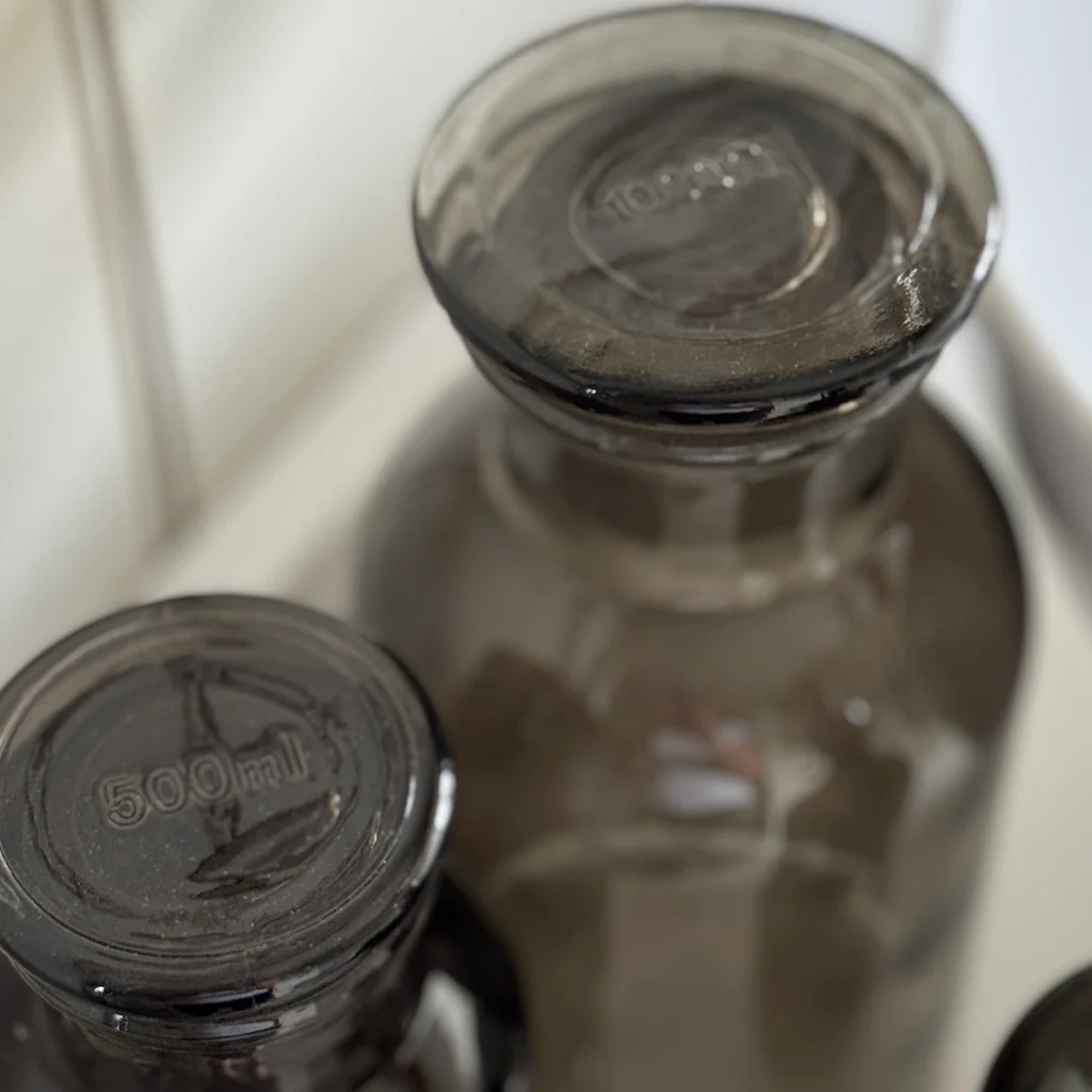 French Apothecary Glassware Sage Coal - Image 11
