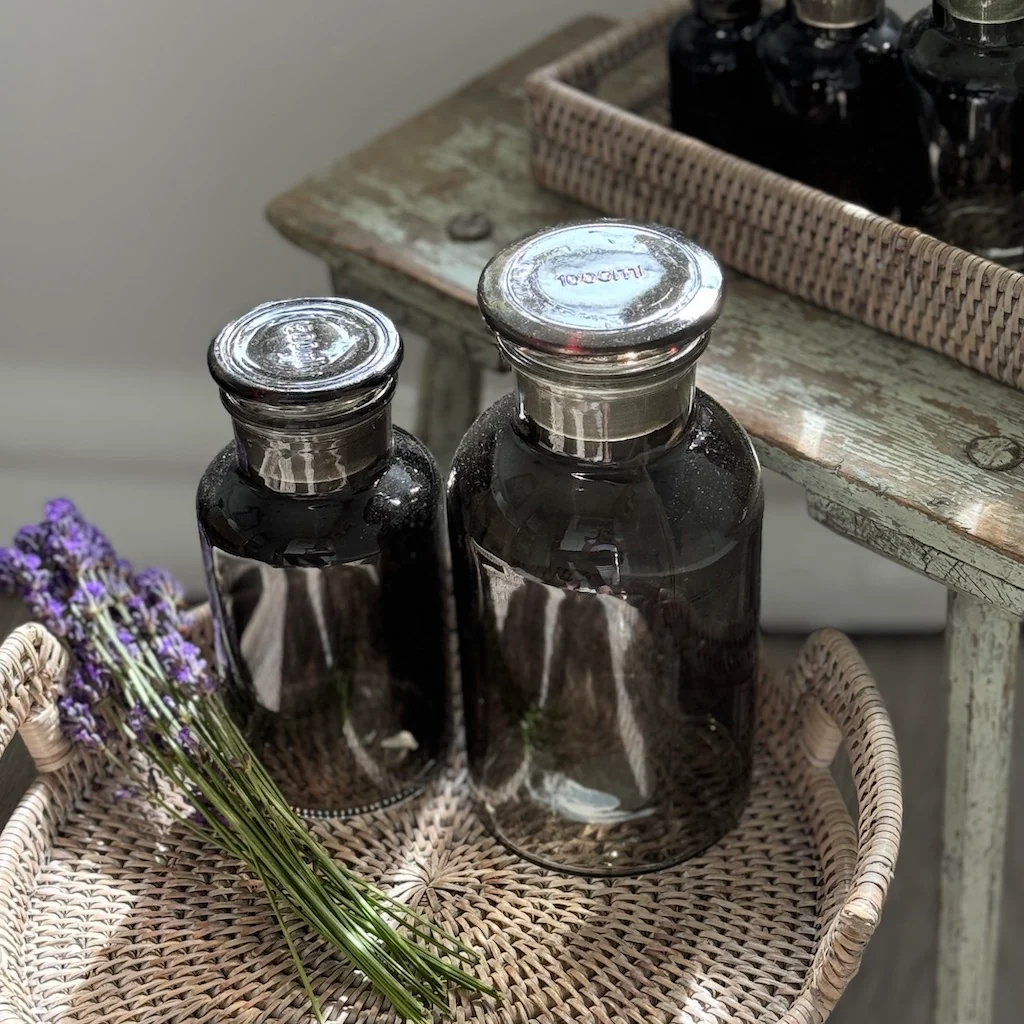 French Apothecary Glassware Sage Coal - Image 6