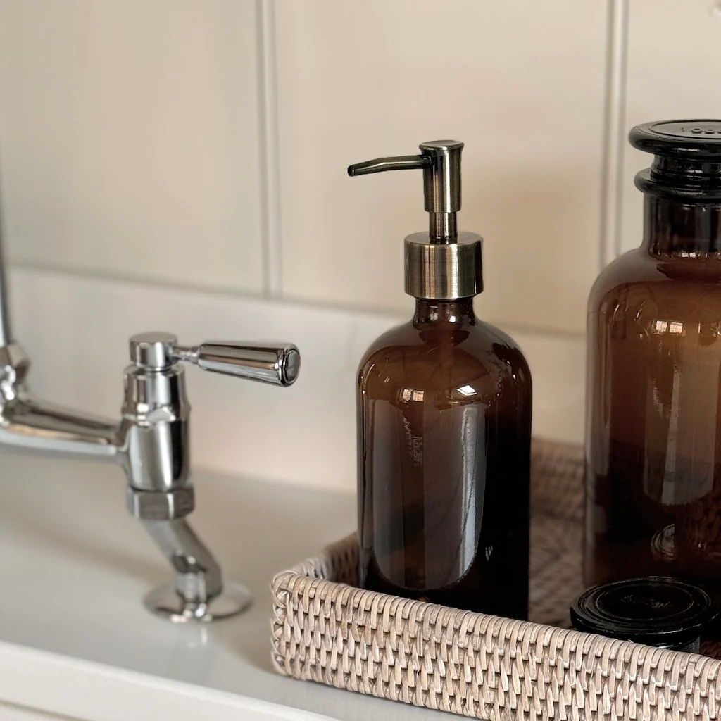 French Apothecary Glassware Traditional Chemists Brown - Image 5