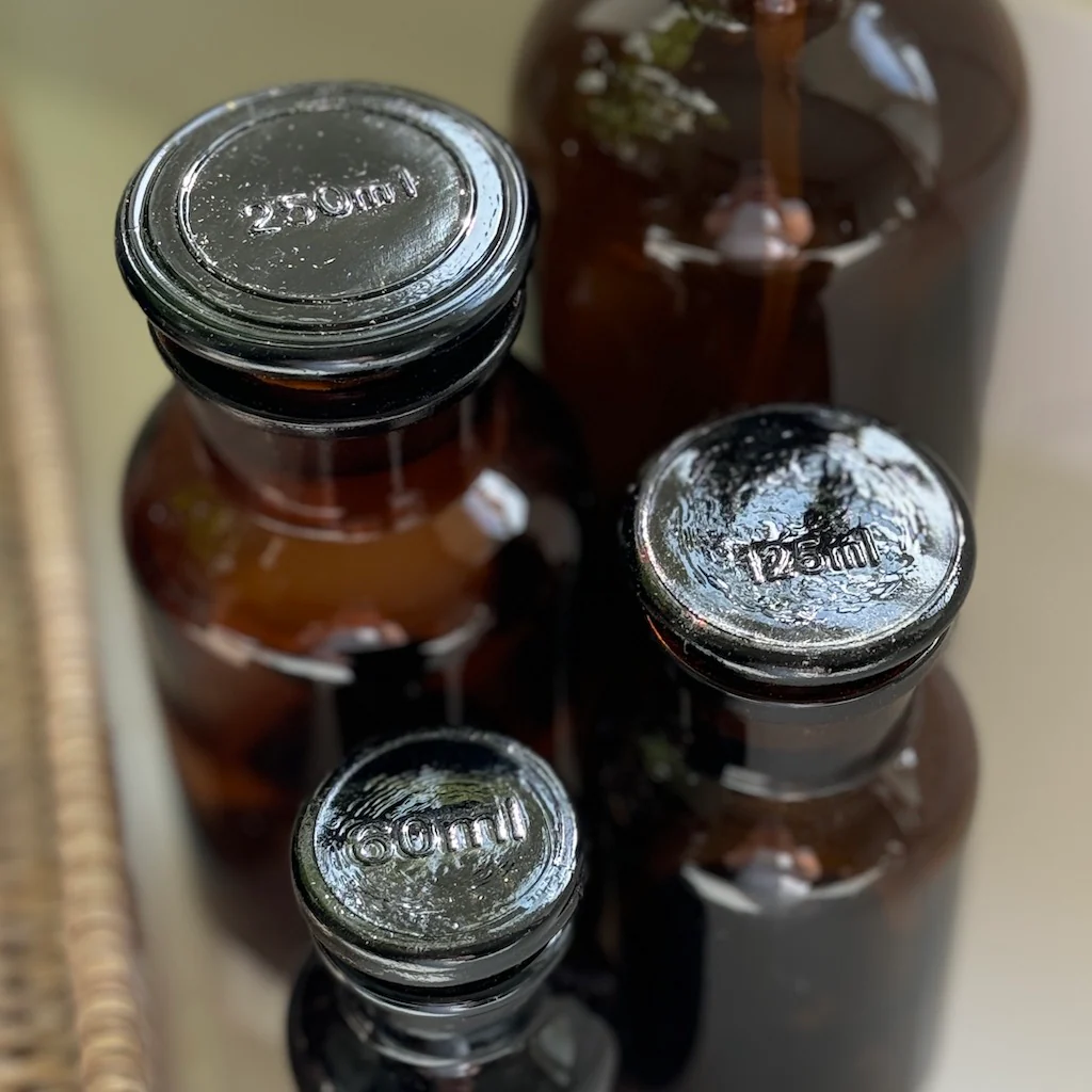 French Apothecary Glassware Traditional Chemists Brown - Image 7