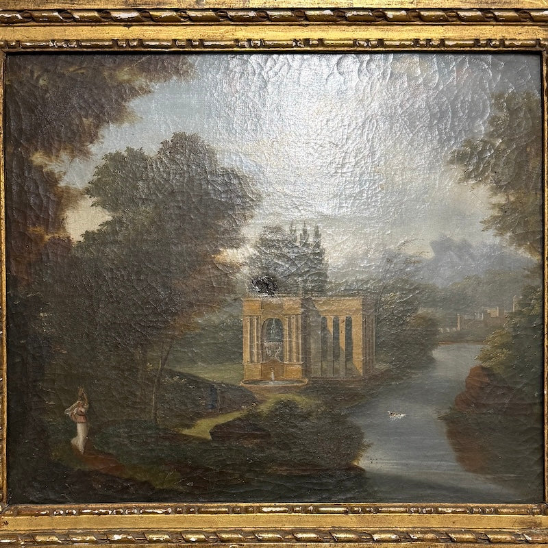 French Gilt Trumeau Mirror Early 20thC - Image 3