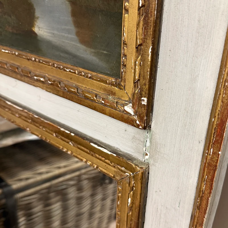 French Gilt Trumeau Mirror Early 20thC - Image 5