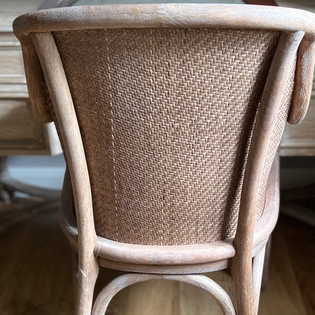French Style Woven Tub Chair - Image 4