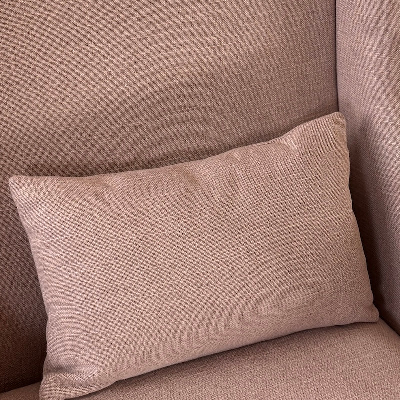 Gustavian Chair Powder Pink Fabric Open Webbed - SECOND (Discount Applied) - Image 6