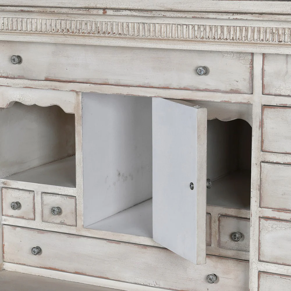 Gustavus 3 Drawer Chest with Hidden Secretaire Desk - Image 4