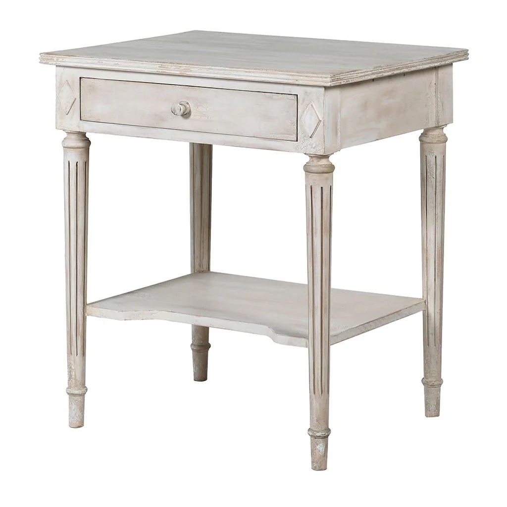 Gustavus Side Table with Shelf