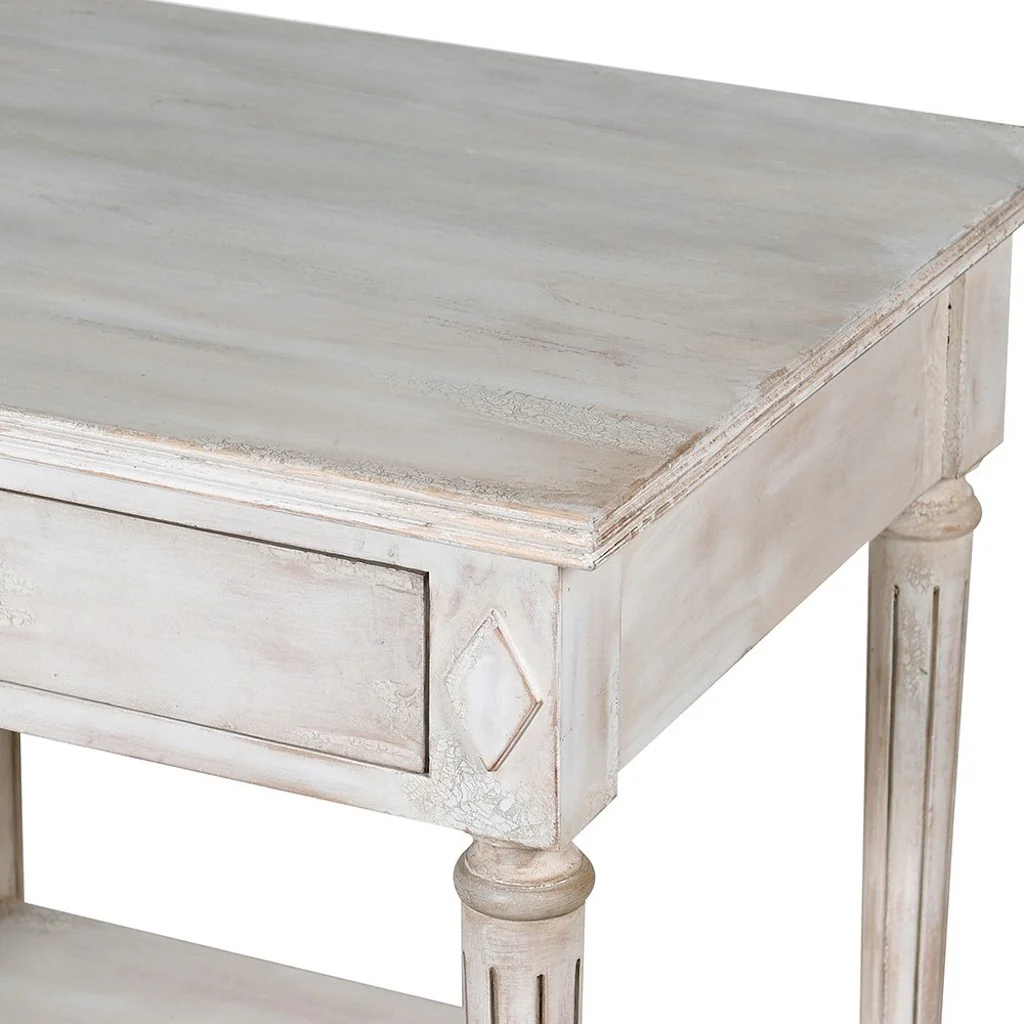 Gustavus Side Table with Shelf - Image 2