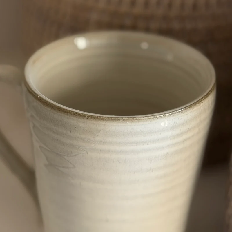 Handcrafted Botanical Stoneware Mug & Jug - Image 5