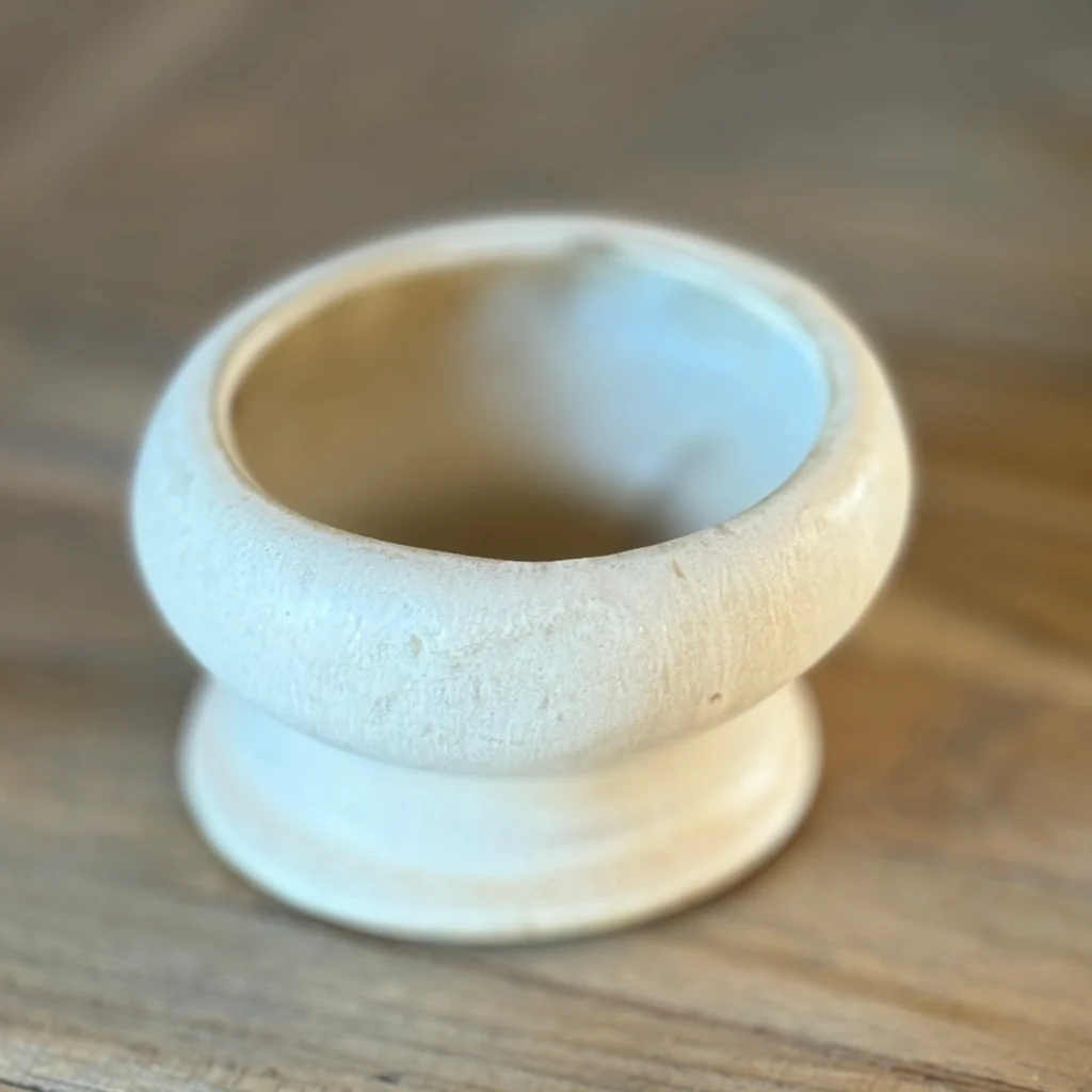Handmade Ceramic Organic Shaped T-Light Holder - Image 5