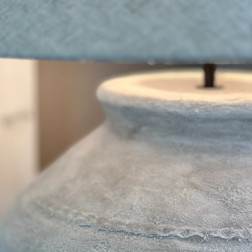 Handmade Textured Jug Lamp Burford - Image 5