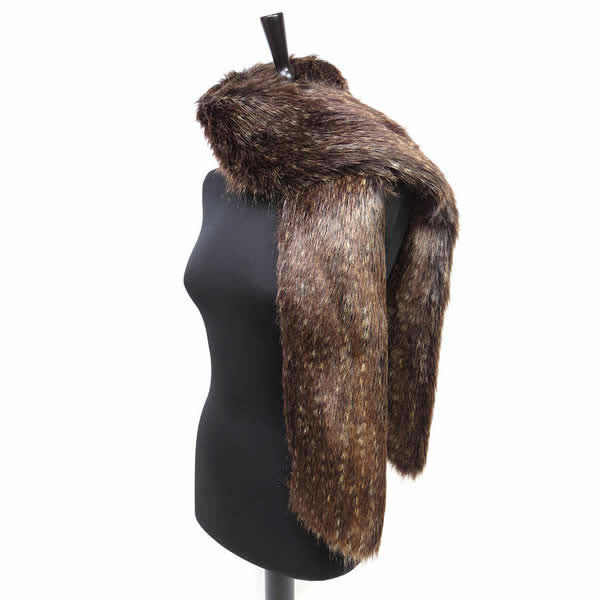 Helen Moore Luxury Faux Fur Long Scarf CHOICE OF COLOUR*