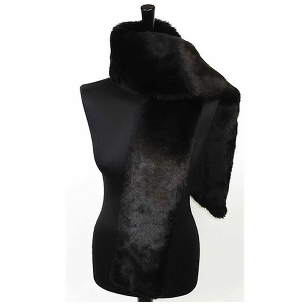 Helen Moore Luxury Faux Fur Long Scarf CHOICE OF COLOUR* - Image 2