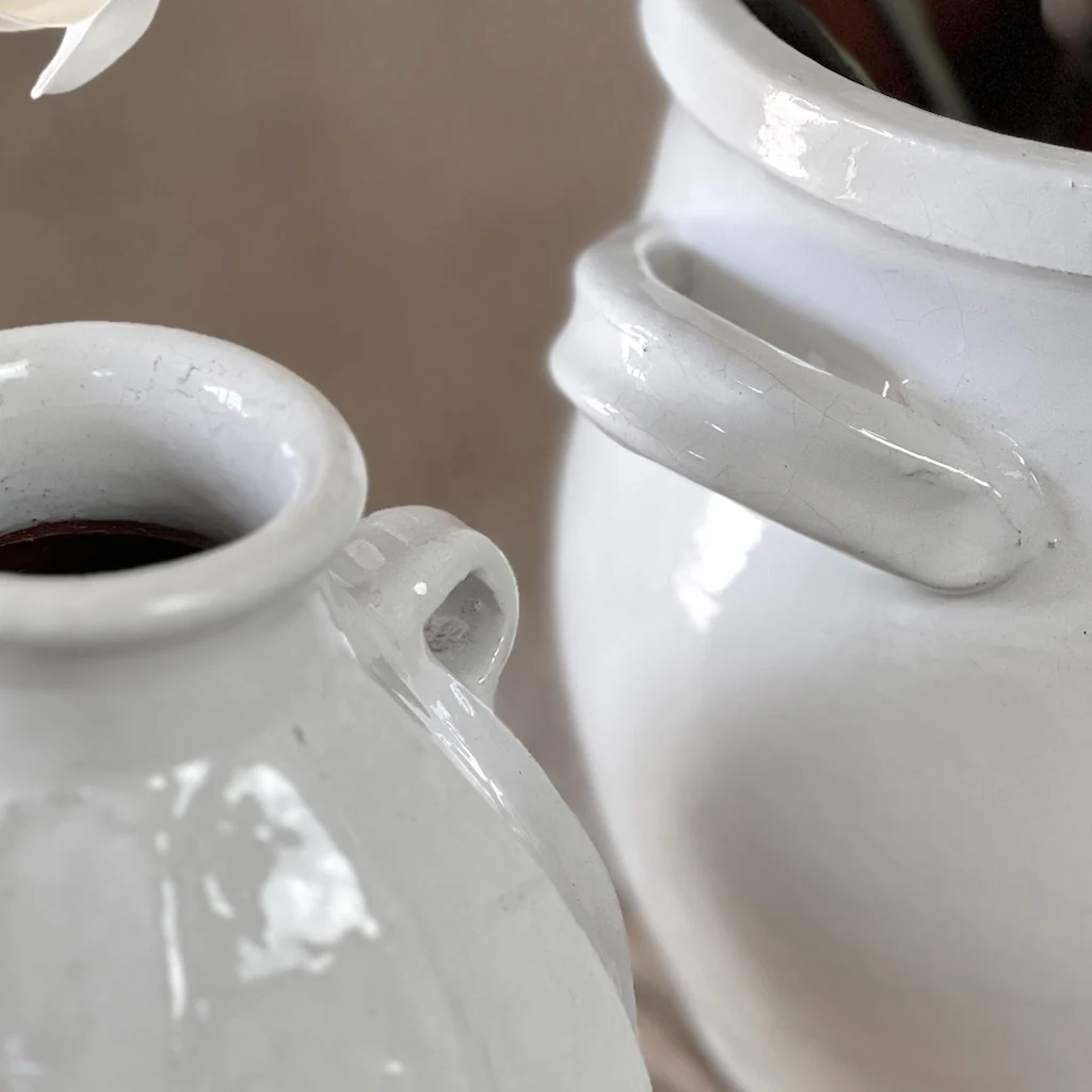 Hunny Pot Ribbed Vase Bone White - Image 3