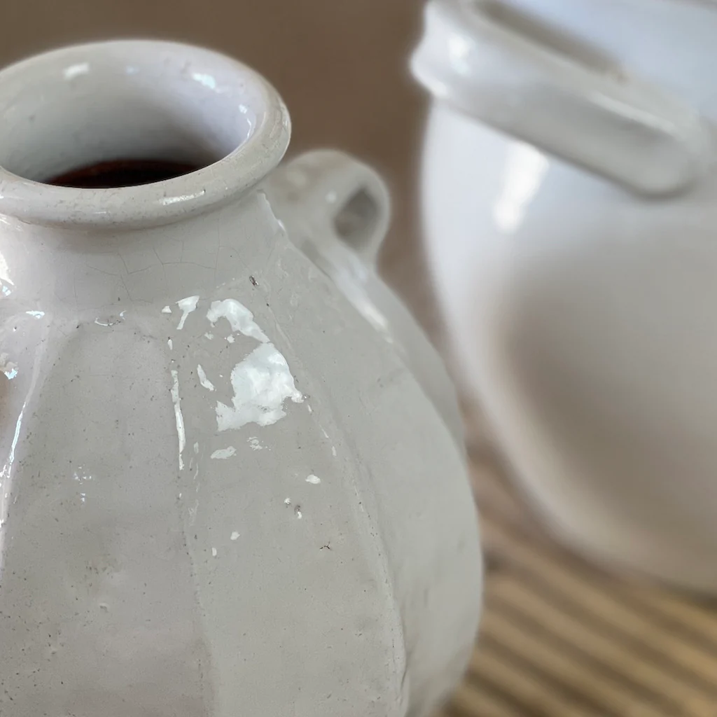 Hunny Pot Ribbed Vase Bone White - Image 7