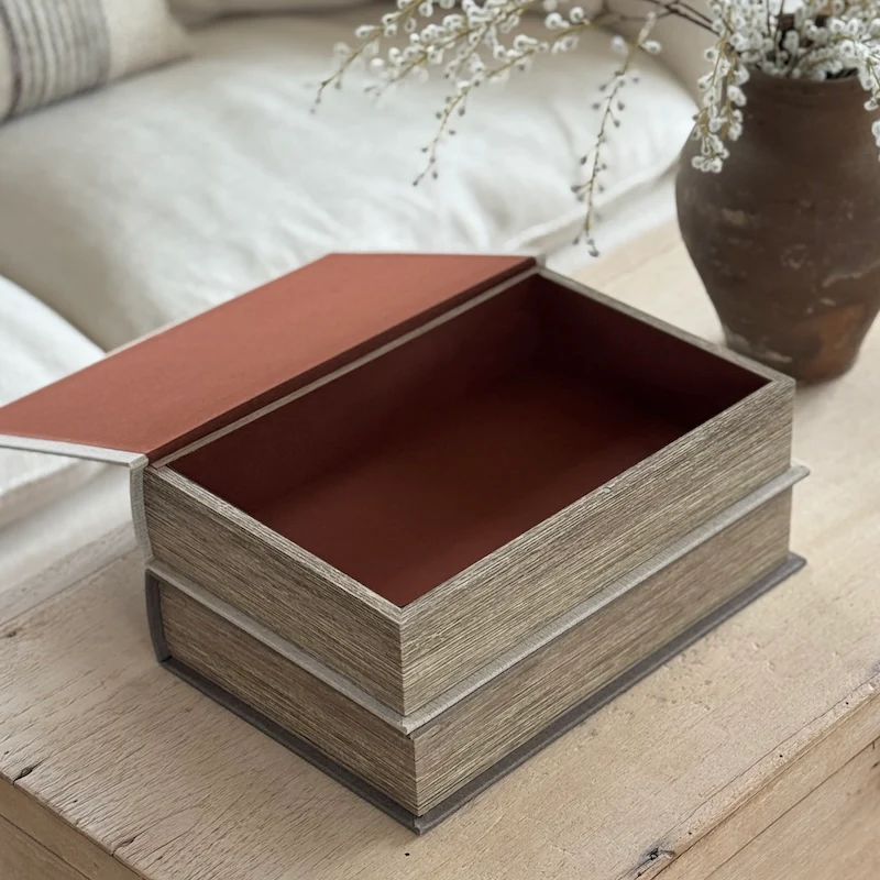 Interior Space Design Book Boxes – Set of 2 | Modern Decorative Storage - Image 3