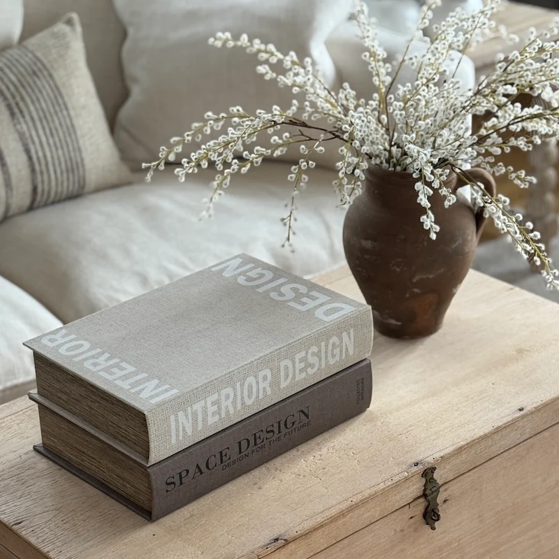 Interior Space Design Book Boxes – Set of 2 | Modern Decorative Storage - Image 4
