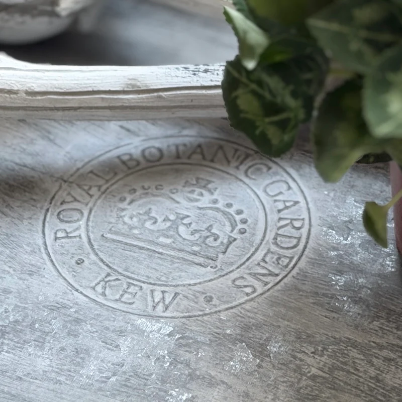 Kew Gardens Zinc Serving Tray — Aged Grey Finish - Image 2